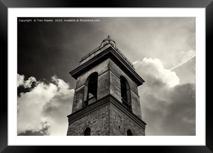 Church Tower I Framed Mounted Print by Tom Maslen