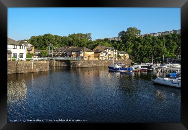 Penarth Quays Framed Print by Jane Metters