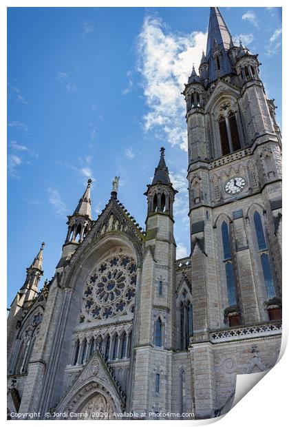 St Colman’s Cathedral - 3 Print by Jordi Carrio