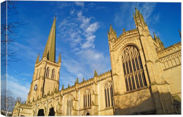 Wakefield Cathedral                        Canvas Print by Darren Galpin
