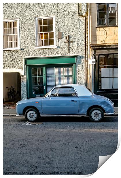 A dented classic parked in Norwich Print by Chris Yaxley