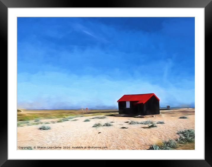 The Lonely Cabin Framed Mounted Print by Sharon Lisa Clarke