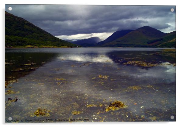 Loch Creran 2 Acrylic by Steven Watson
