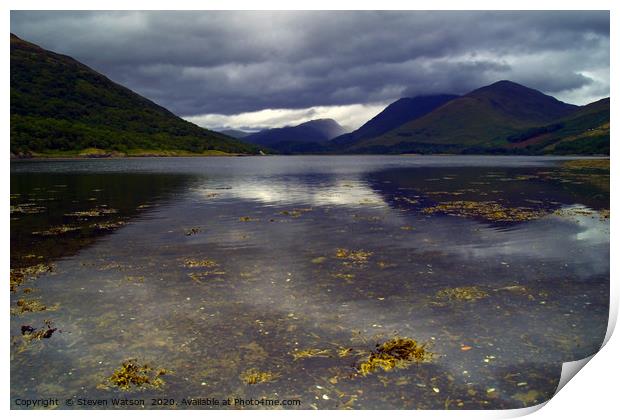 Loch Creran 2 Print by Steven Watson