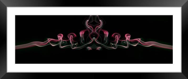 Alien Smoke Framed Mounted Print by Alistair Duncombe
