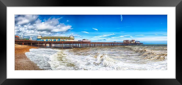 Oh we do like to be besides the Seaside... Framed Mounted Print by Alistair Duncombe