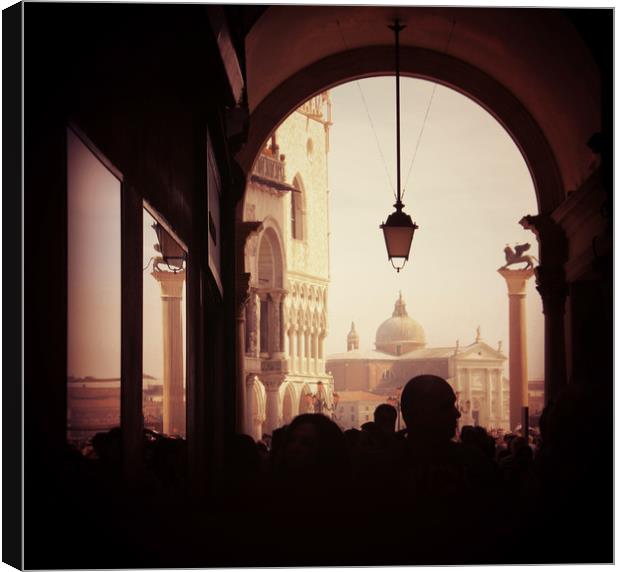  Venice - S. Marco square from the Procuratie Canvas Print by Luisa Vallon Fumi