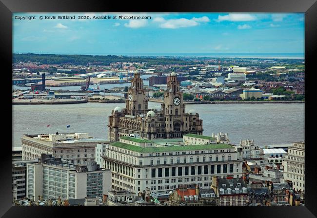 Liverpool skyline Framed Print by Kevin Britland