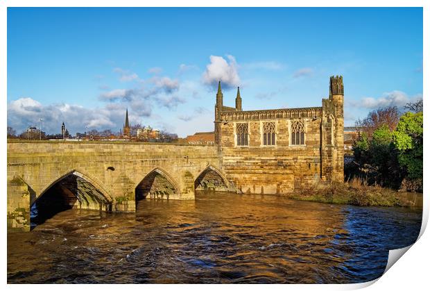 Chantry Chapel of St Mary the Virgin, Wakefield    Print by Darren Galpin