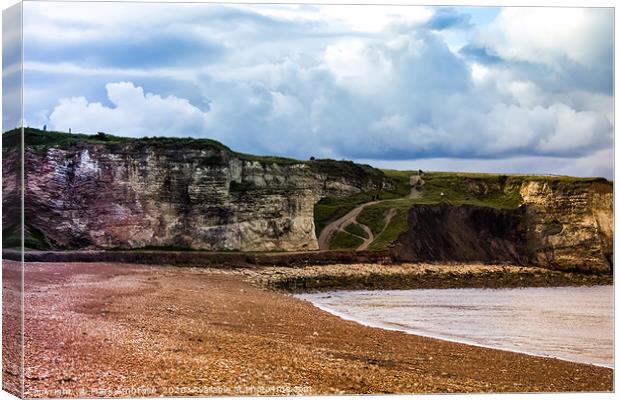 Sand & Sea, Noses Point, Seaham Canvas Print by Mark Ambrose
