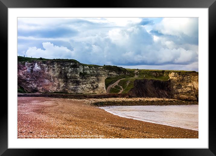 Sand & Sea, Noses Point, Seaham Framed Mounted Print by Mark Ambrose