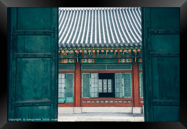 Changdeokgung Palace Framed Print by Sanga Park