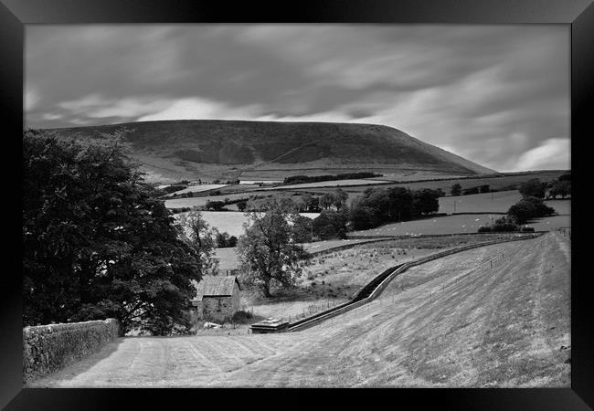 Moody Pendle Framed Print by David McCulloch