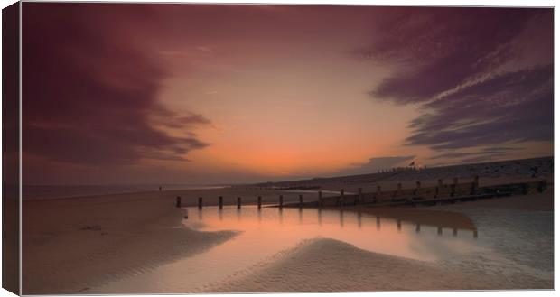 Peace at the Beach  Canvas Print by Alistair Duncombe