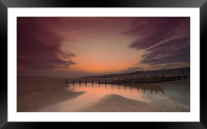 Peace at the Beach  Framed Mounted Print by Alistair Duncombe