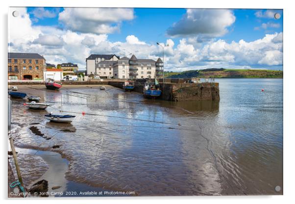 Youghal, fishing port - 2 Acrylic by Jordi Carrio