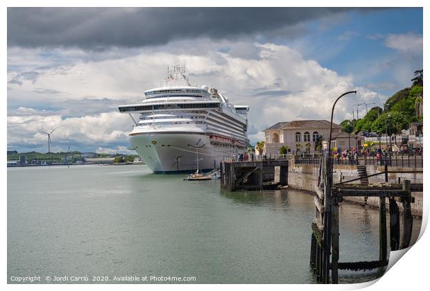 Visit to the town of Cobh, Ireland-2 Print by Jordi Carrio