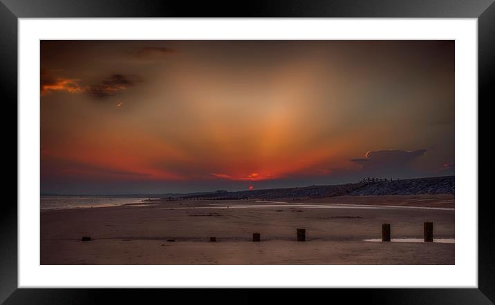 Camber Sunset Framed Mounted Print by Alistair Duncombe