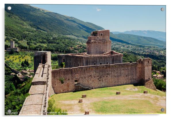 Assisi ruins Acrylic by Sanga Park