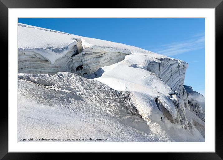Glacier in the summer - August 2020 Framed Mounted Print by Fabrizio Malisan