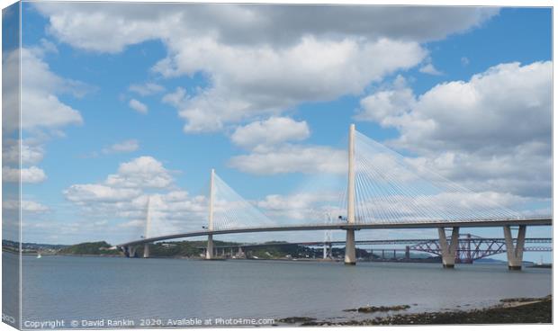 Queensferry Crossing over the River Forth , Scotla Canvas Print by Photogold Prints