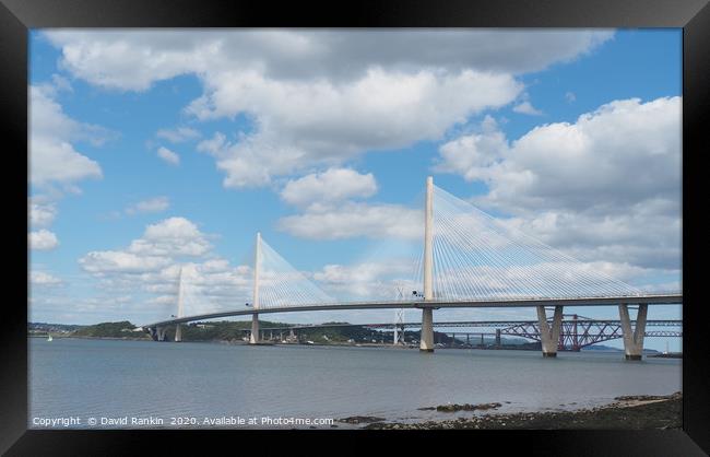 Queensferry Crossing over the River Forth , Scotla Framed Print by Photogold Prints