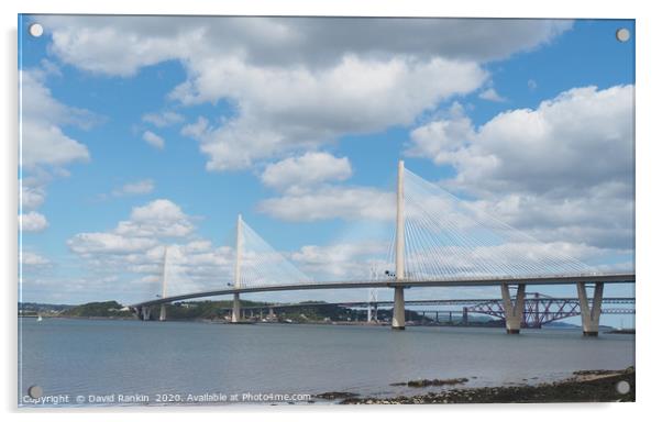 Queensferry Crossing over the River Forth , Scotla Acrylic by Photogold Prints