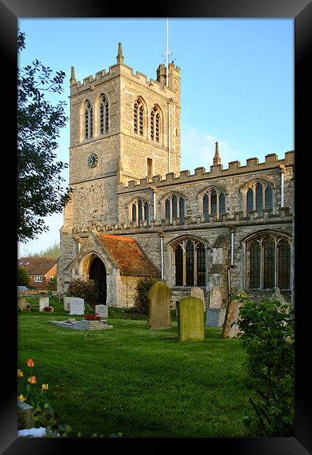 The Church at Wingrave Framed Print by graham young
