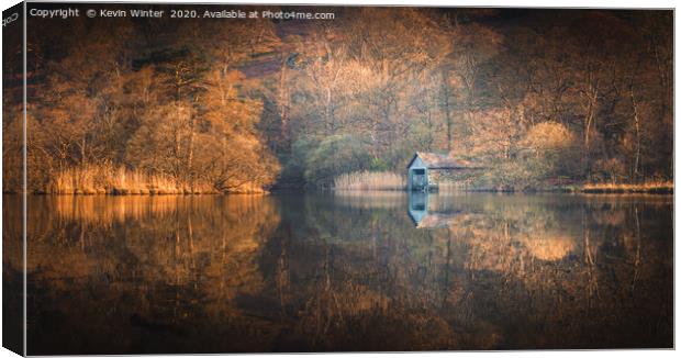 Rydal Boathouse Canvas Print by Kevin Winter