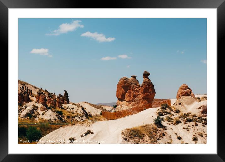 Cappadocia Camel rock Framed Mounted Print by Sanga Park