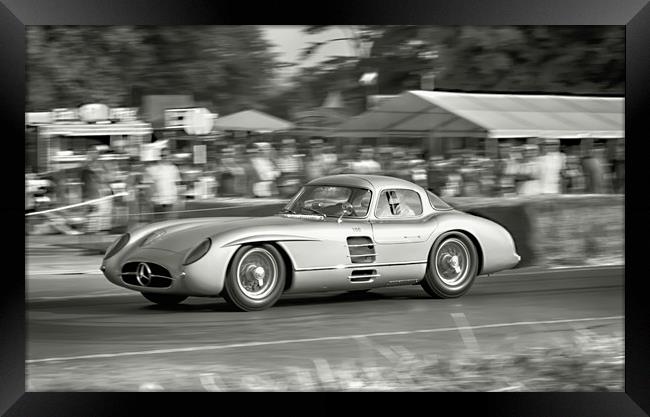 Mercedes Benz 300SLR  Framed Print by Alistair Duncombe