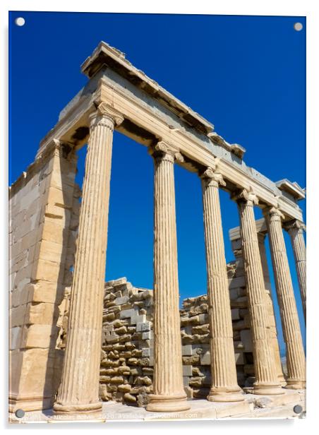 Parthenon, temple on the Athenian Acropolis Acrylic by Nicolas Boivin