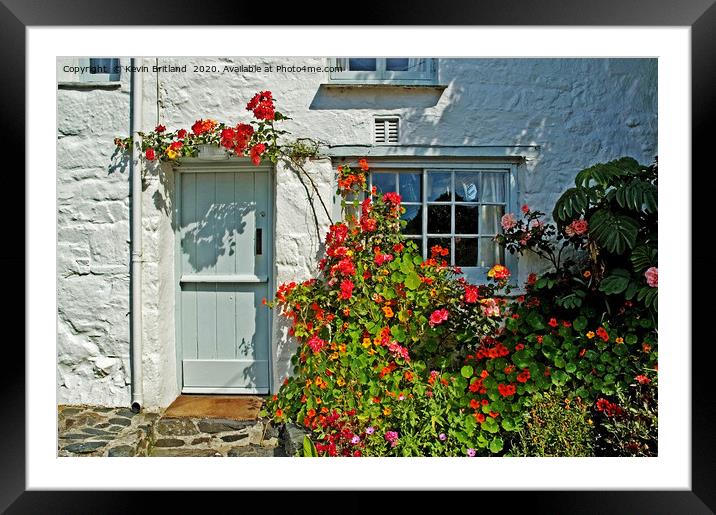 Roses round the door Framed Mounted Print by Kevin Britland