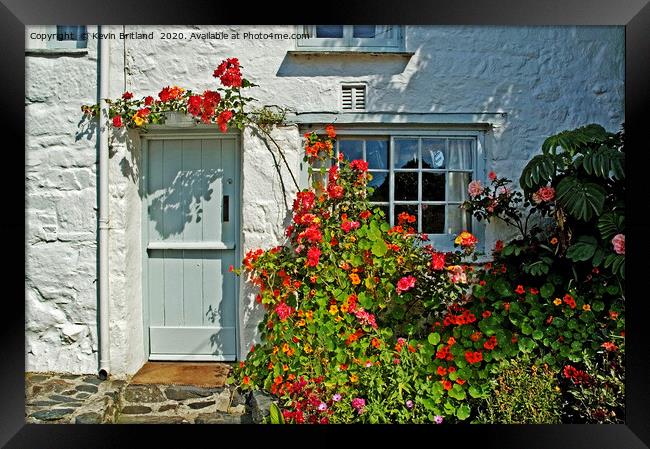 Roses round the door Framed Print by Kevin Britland
