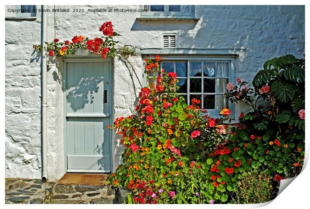 Roses round the door Print by Kevin Britland