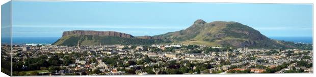 Holyrood Park and Arthur's Seat Canvas Print by Theo Spanellis