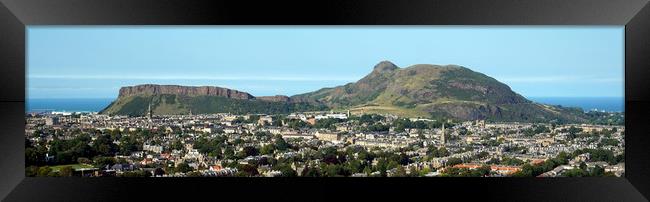 Holyrood Park and Arthur's Seat Framed Print by Theo Spanellis