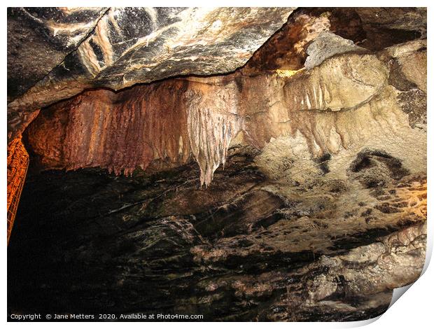 Inside a Cave Print by Jane Metters
