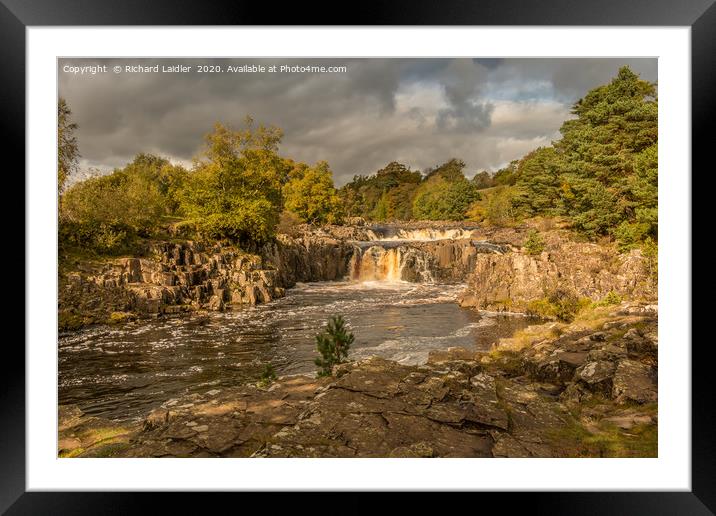 Autumn Colours and Dramatic Light at Low Force Framed Mounted Print by Richard Laidler