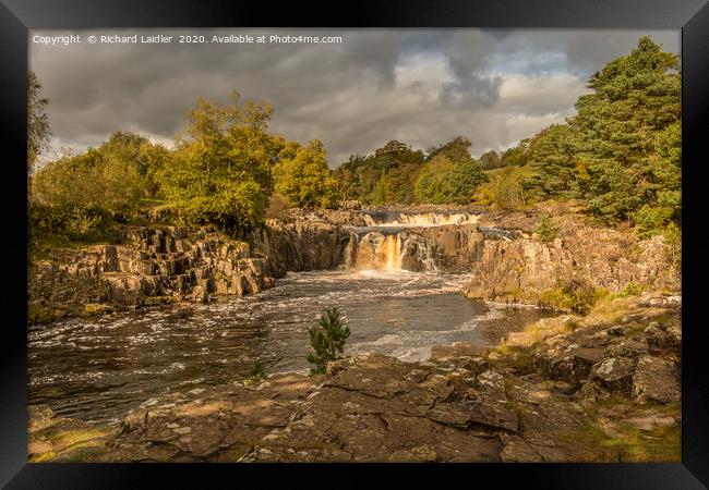 Autumn Colours and Dramatic Light at Low Force Framed Print by Richard Laidler