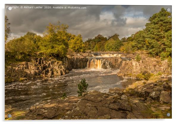 Autumn Colours and Dramatic Light at Low Force Acrylic by Richard Laidler