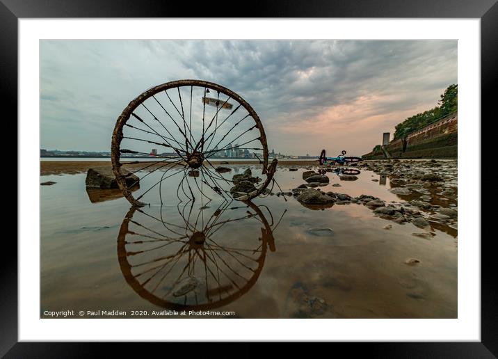 The new Liverpool wheel Framed Mounted Print by Paul Madden