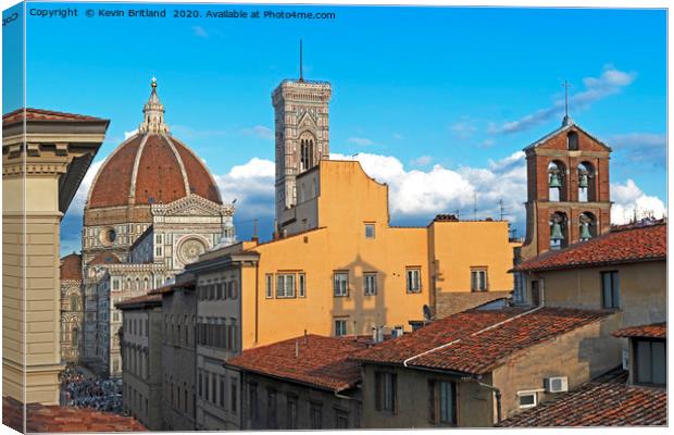 Florence Tuscany Italy Canvas Print by Kevin Britland