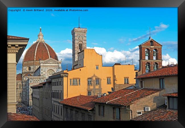 Florence Tuscany Italy Framed Print by Kevin Britland