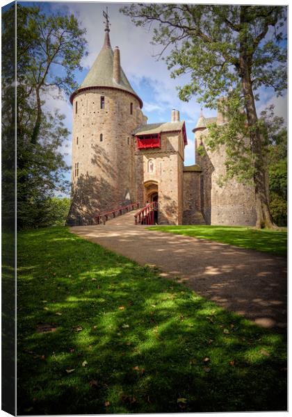 Castell Coch Canvas Print by Richard Downs