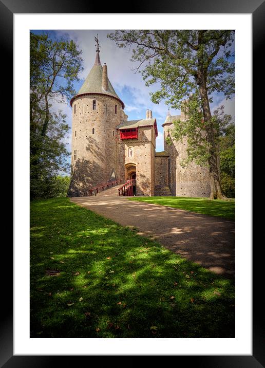 Castell Coch Framed Mounted Print by Richard Downs
