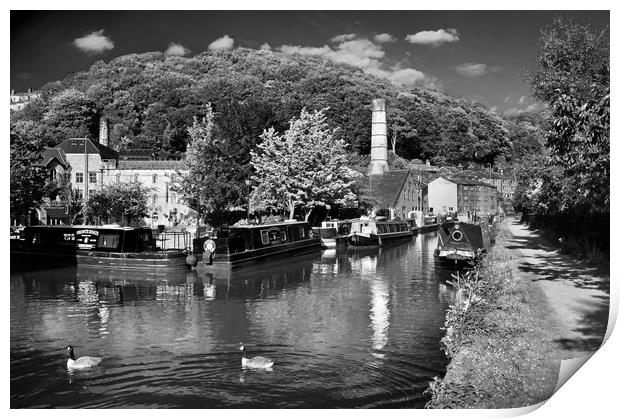 Rochdale Canal at Hebden Bridge                    Print by Darren Galpin