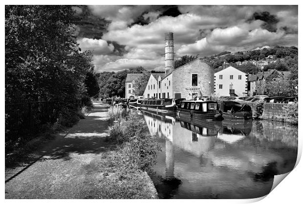 Rochdale Canal at Hebden Bridge                    Print by Darren Galpin