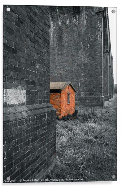 The Little Hut of Harringworth  Acrylic by James Aston