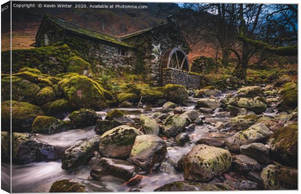 Borrowdale Old Mill Canvas Print by Kevin Winter